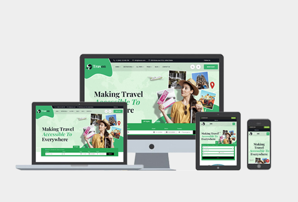 Modern Mobile Optimized WordPress Theme Design